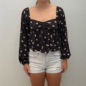 Billabong floral blouse